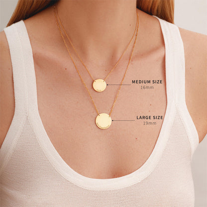 Personalized Disc Necklace