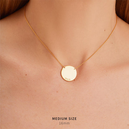 Personalized Disc Necklace