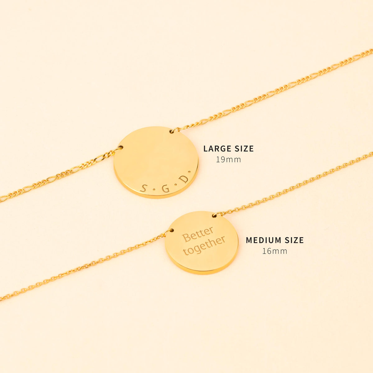 Personalized Disc Necklace