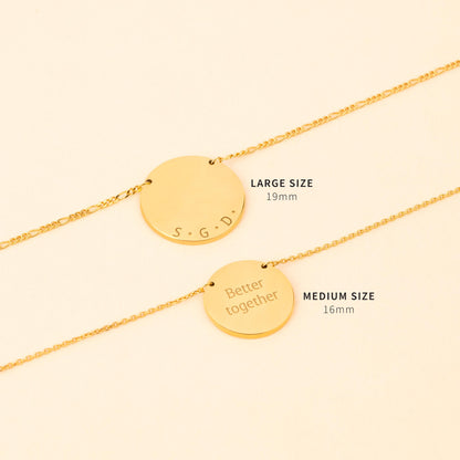 Personalized Disc Necklace