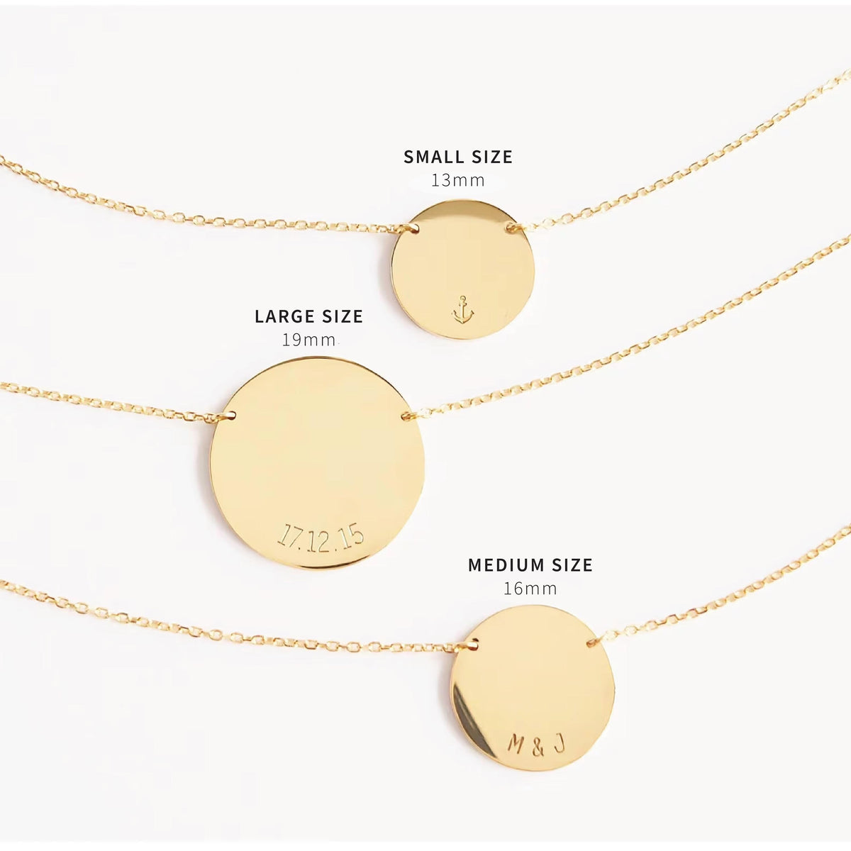 Personalized Disc Necklace