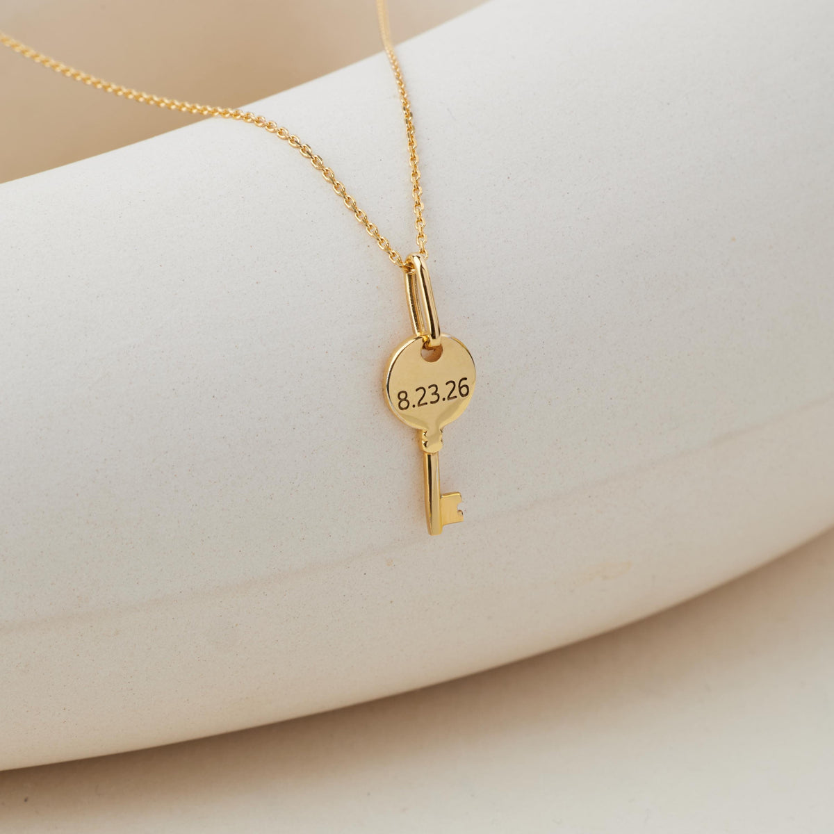 Personalized Key Necklace