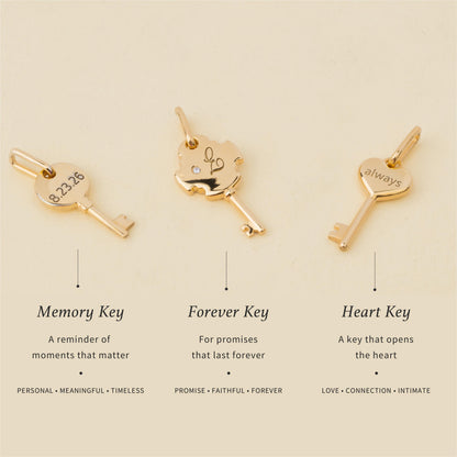 Gold Key Pendant