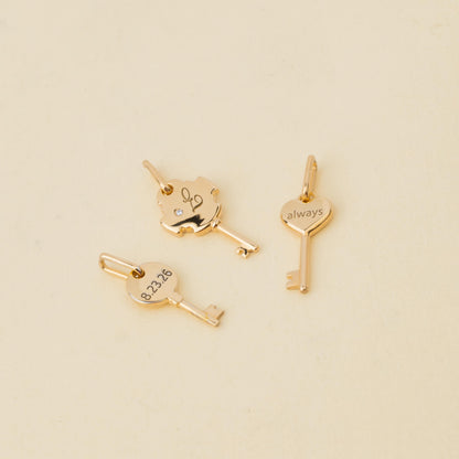 Best Friend Key Necklace