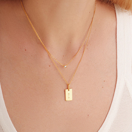 Vertical Bar Necklace