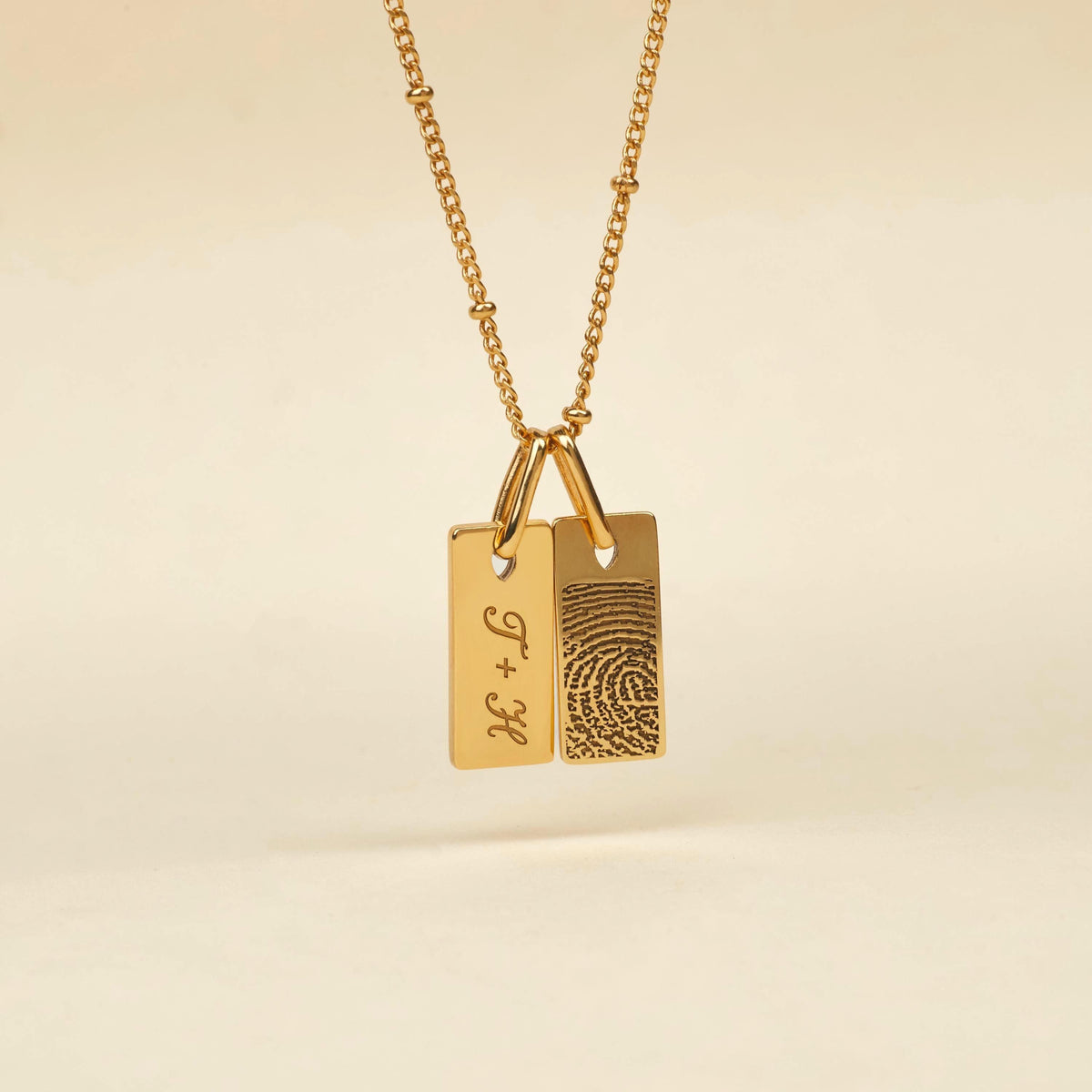 Personalized Engraved Bar Necklace