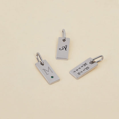 Personalized Engraved Bar Necklace