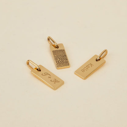 Personalized Engraved Bar Necklace