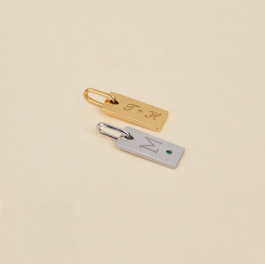 Personalized Bar Pendant