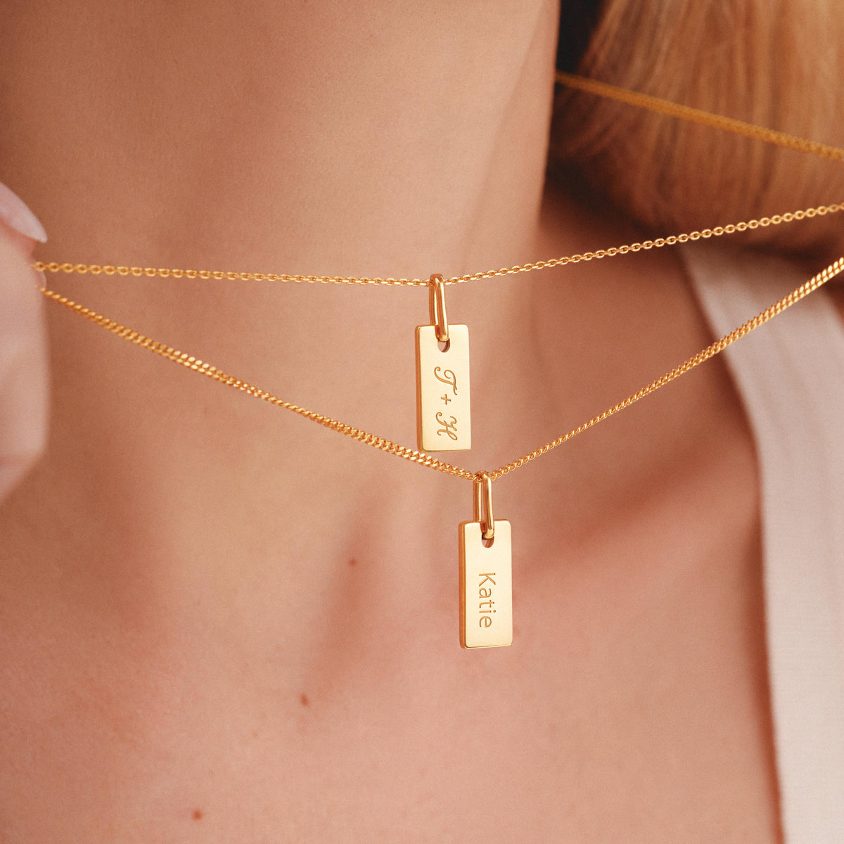 Personalized Bar Pendant