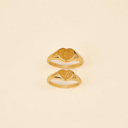 Heart Signet Ring