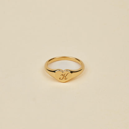 Heart Signet Ring