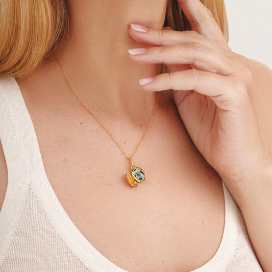 Personalized Photo Locket Necklace for Girls