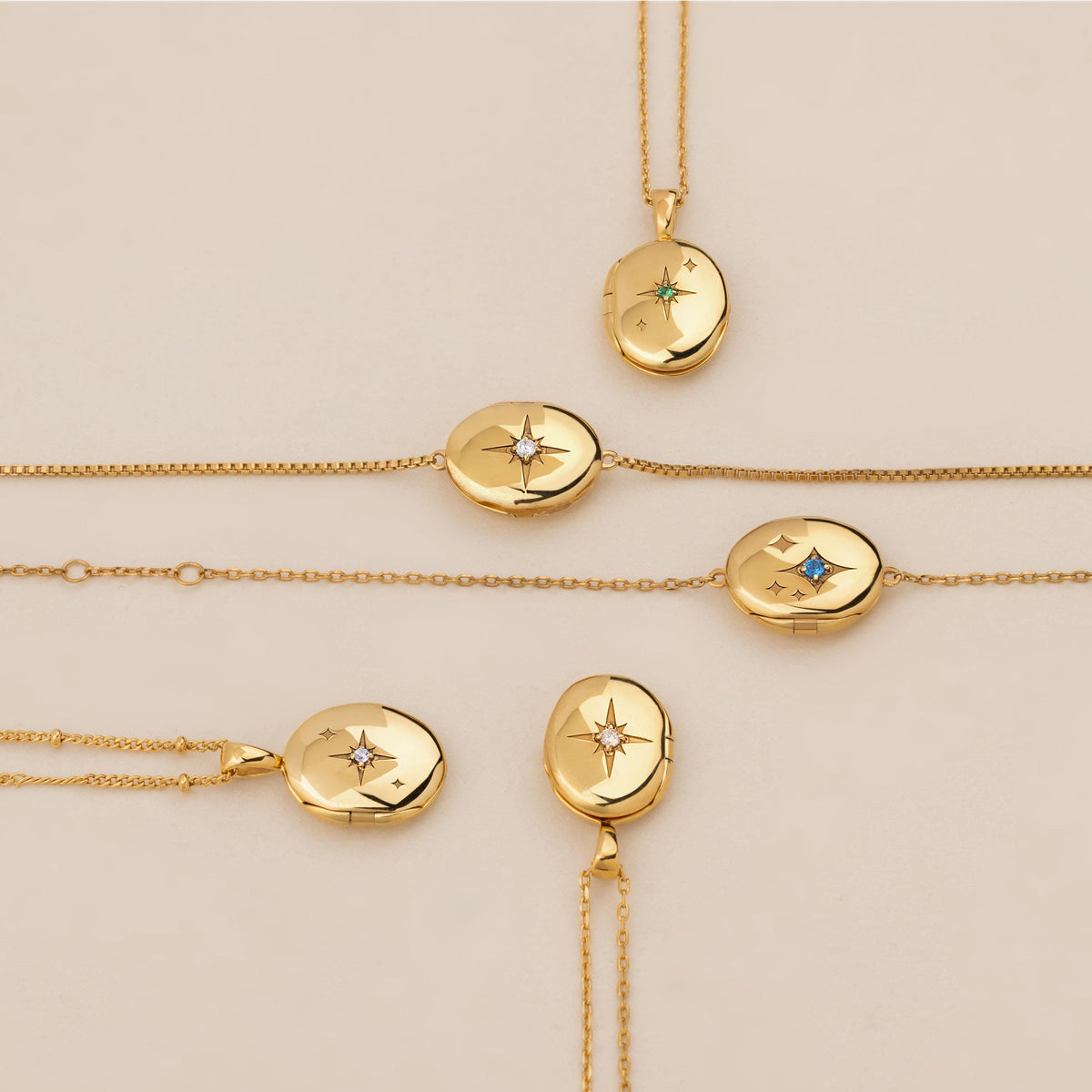 Personalized Oval Locket Necklace