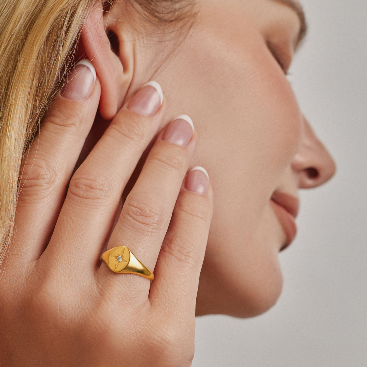 Starburst Signet Ring