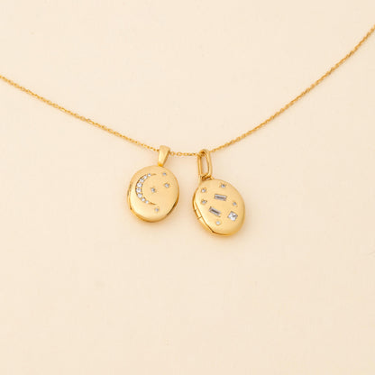 Stardust Locket Necklace