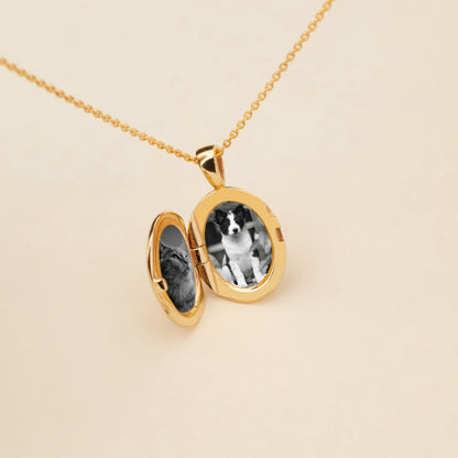 Personalized Stardust Locket Necklace
