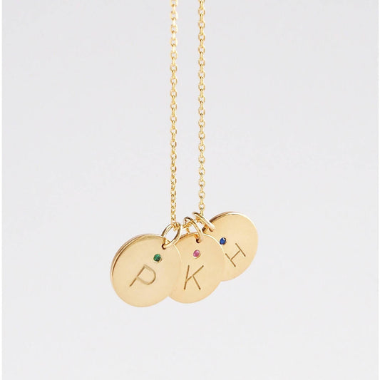 Grandma Initial Necklace