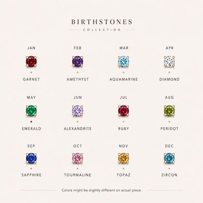 Personalized Birthstone Necklace