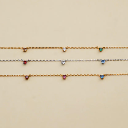 Personalized Birthstone Necklace