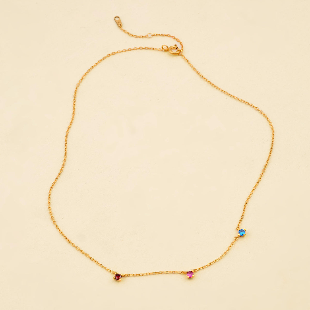 Personalized Birthstone Necklace