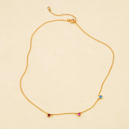 Personalized Birthstone Necklace