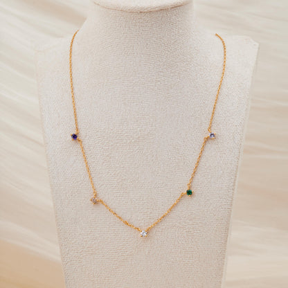 Personalized Birthstone Necklace
