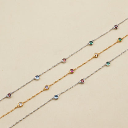 Personalized Birthstone Necklace