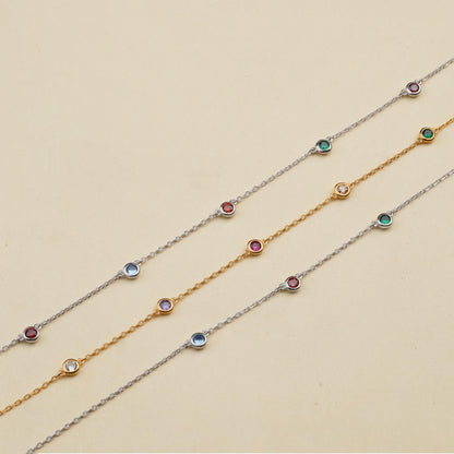 Personalized Birthstone Necklace