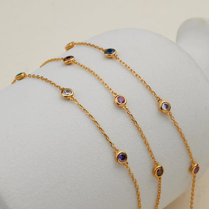 Personalized Birthstone Necklace