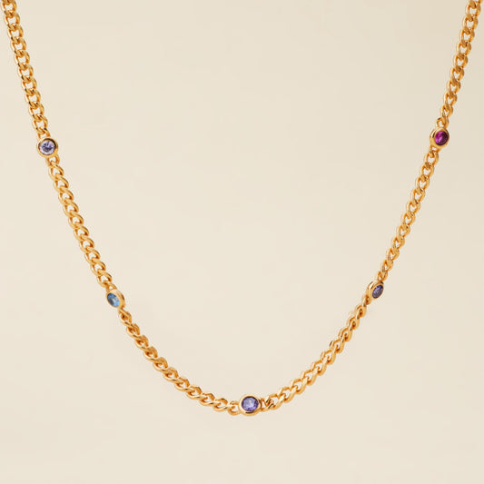 Personalized Birthstone Necklace or Bracelet