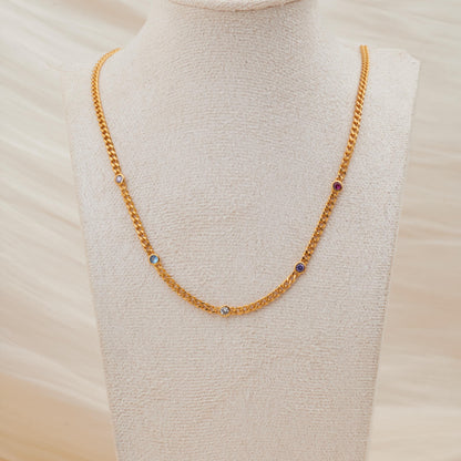 Personalized Birthstone Necklace or Bracelet
