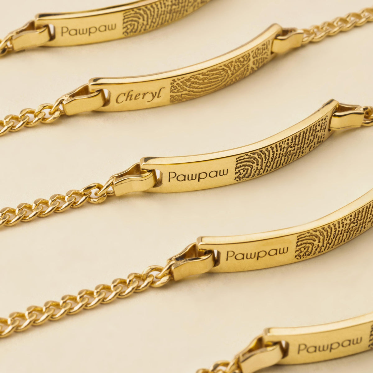 Custom Engraved Bar Bracelet