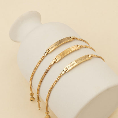 Custom Engraved Bar Bracelet