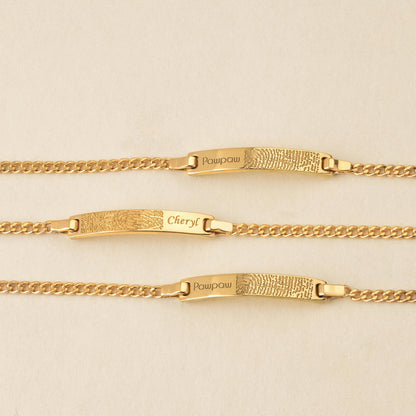 Custom Engraved Bar Bracelet