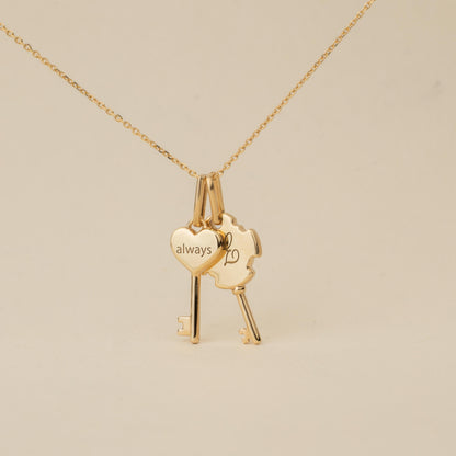 Personalized Key Necklace