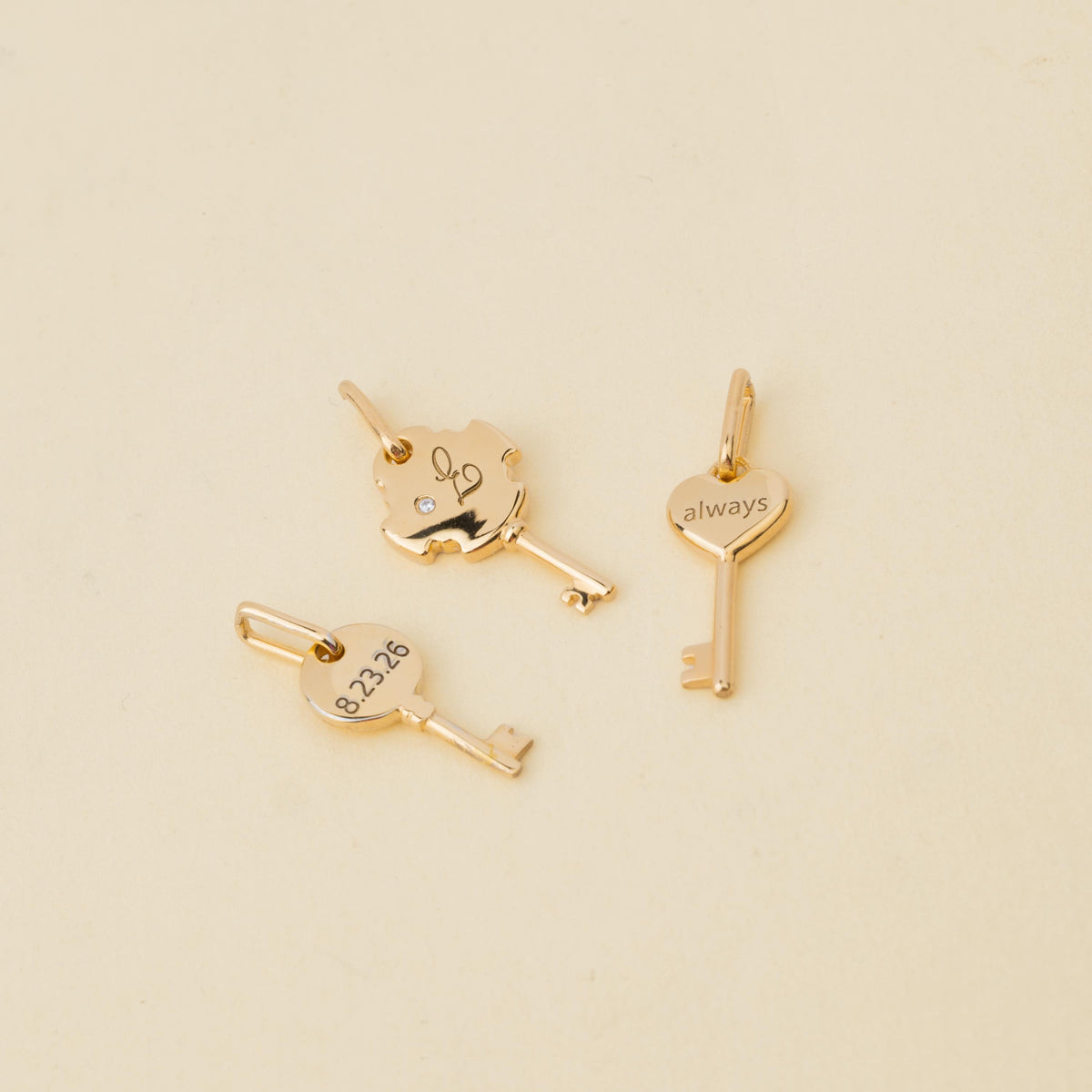 Mother Daughter Key Necklace