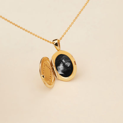Personalized Stardust Locket Necklace
