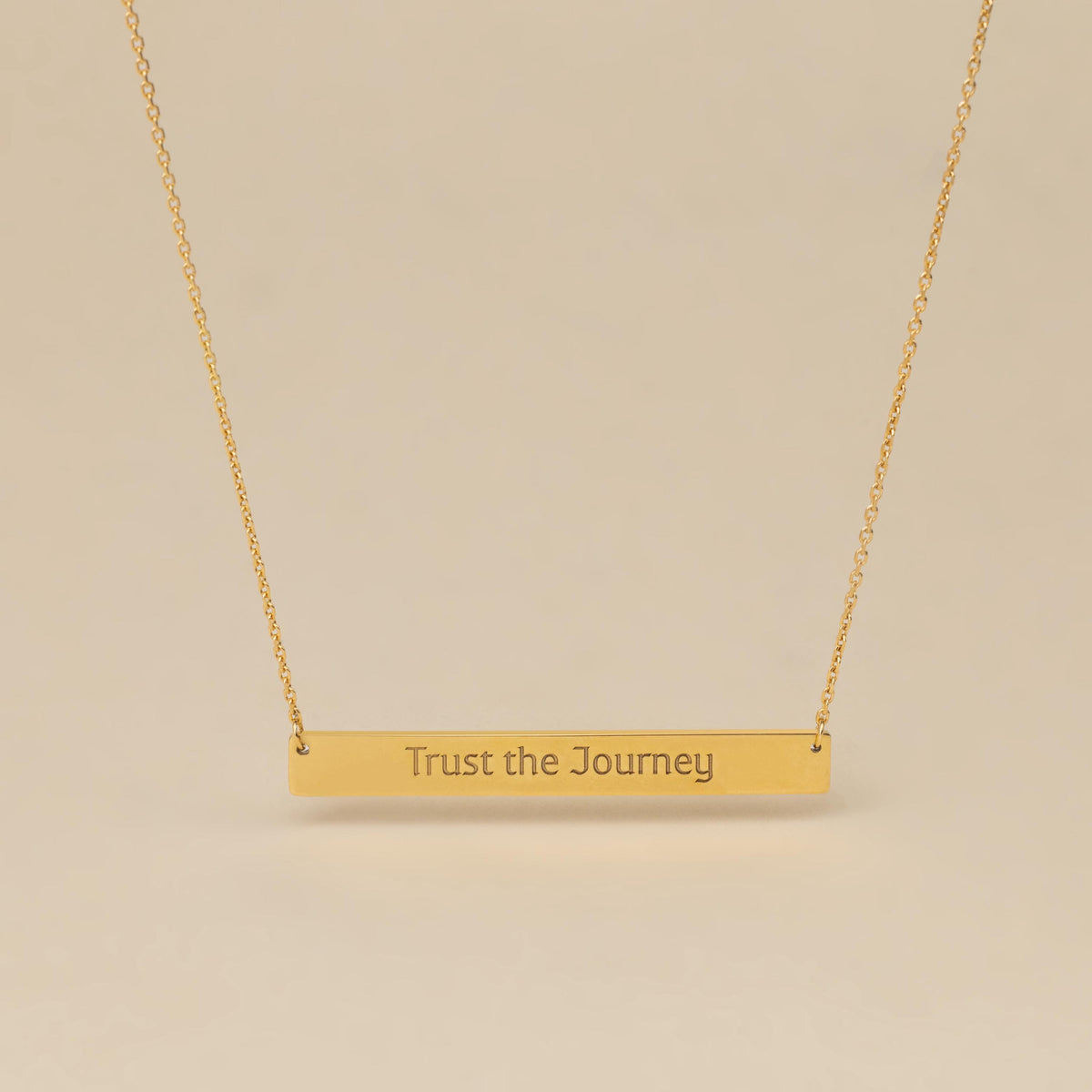 Custom Handwriting Bar Necklace