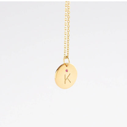Grandma Initial Necklace