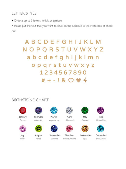 Grandma Initial Necklace