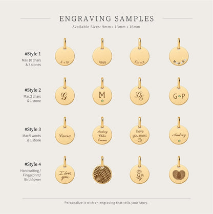 Grandma Initial Necklace