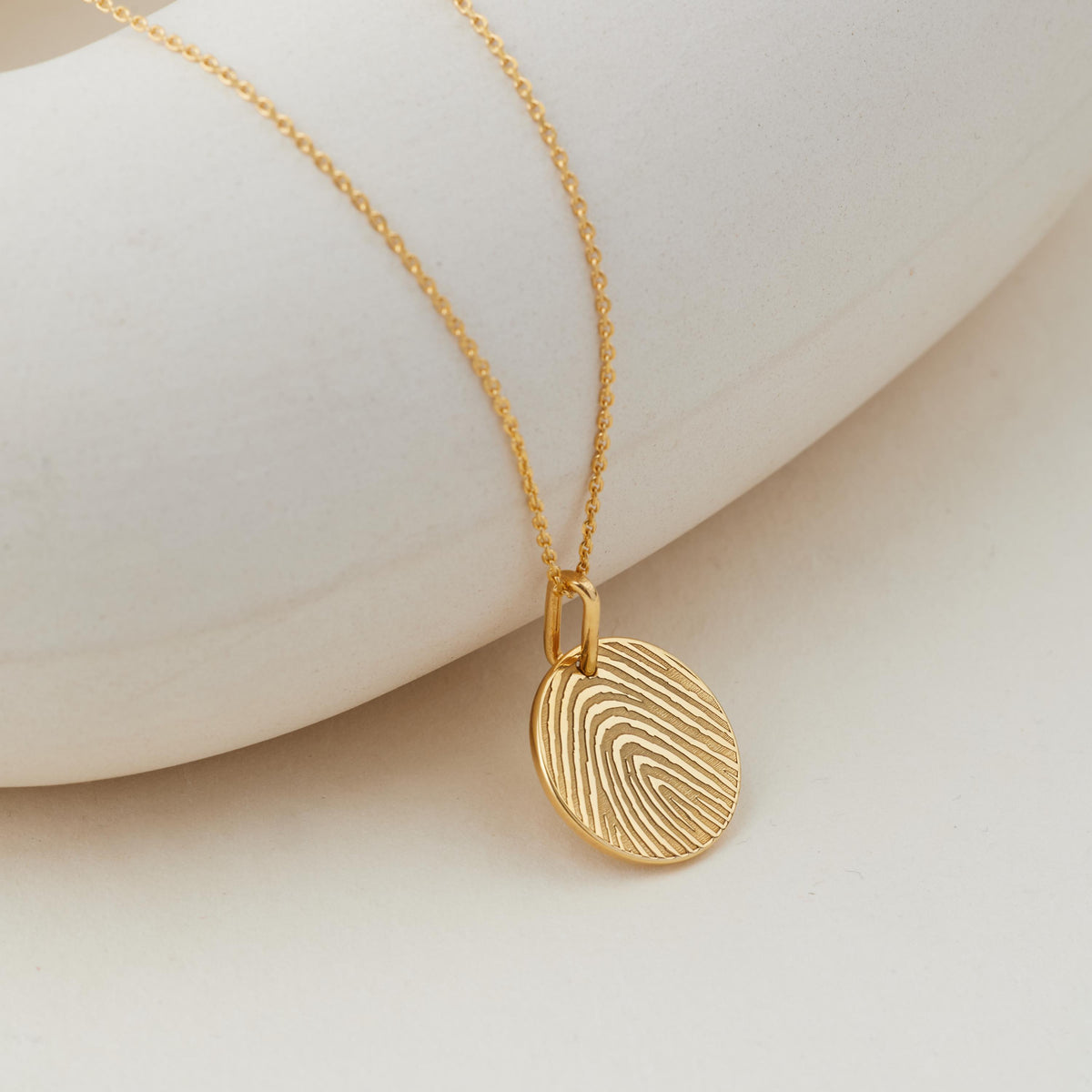 Mother Children Fingerprint Necklace