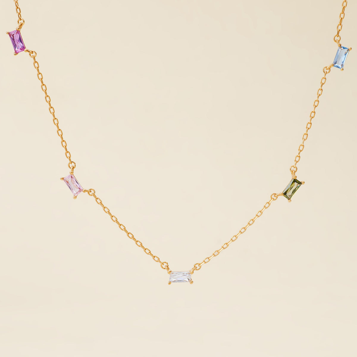 Personalized Birthstone Necklace