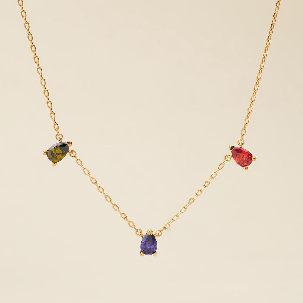Personalized Birthstone Necklace