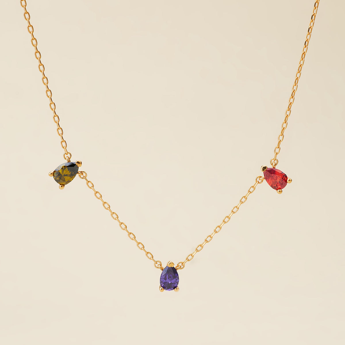 Personalized Birthstone Necklace