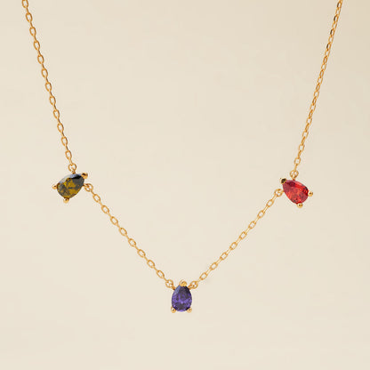 Personalized Birthstone Necklace