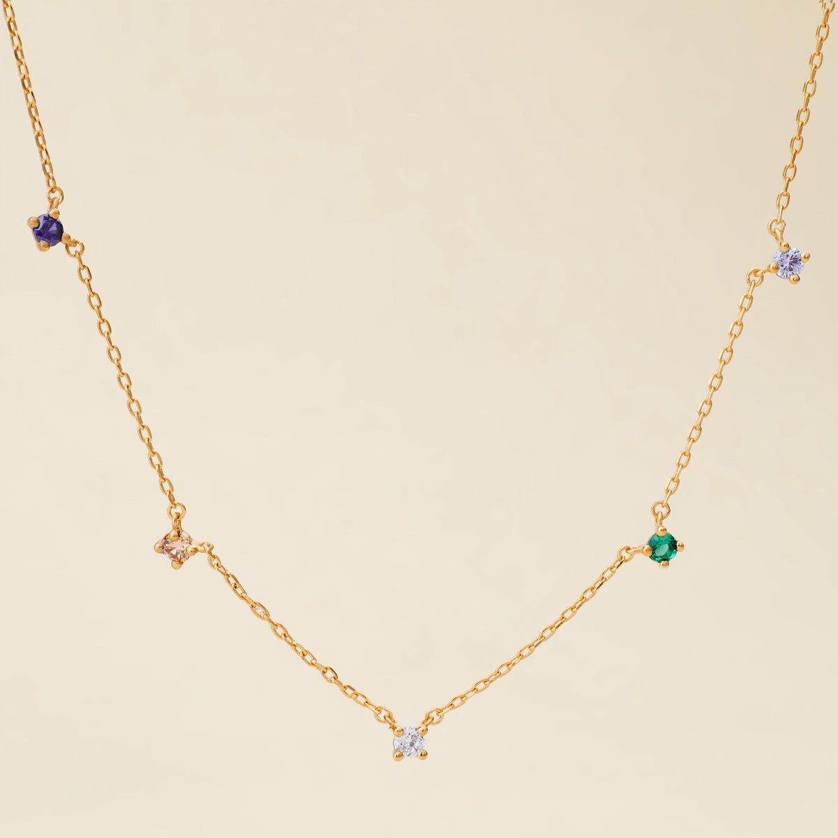 Personalized Birthstone Necklace