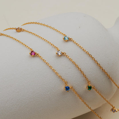Personalized Birthstone Necklace