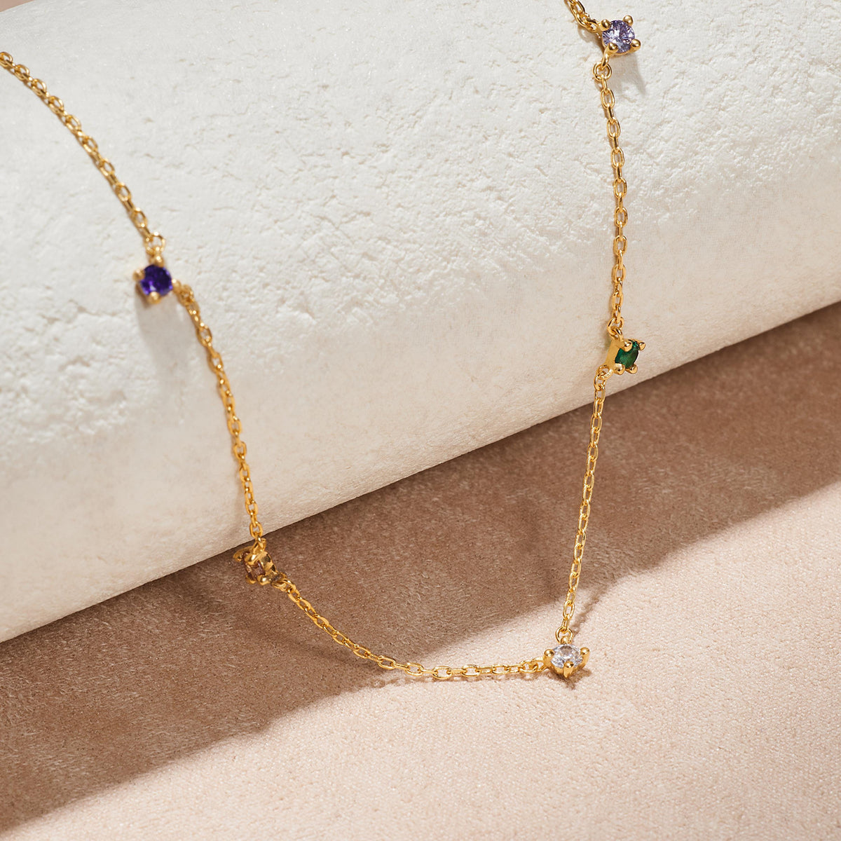 Personalized Birthstone Necklace